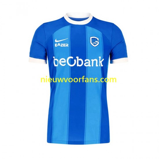 KRC Genk Heren Shirt met Bedrukking Thuis 2023-2024 Korte Mouw