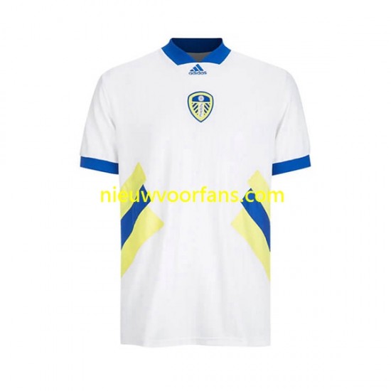 Leeds United Heren Shirt met Bedrukking Icon Retro Thuis 2022-2023 Korte Mouw
