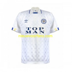 Leeds United Heren Shirt met Bedrukking Retro Thuis 1989-1990 Korte Mouw