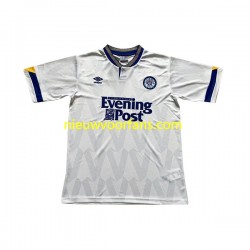 Leeds United Heren Shirt met Bedrukking Retro Thuis 1991-1992 Korte Mouw