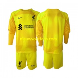Liverpool Kind Shirt met Bedrukking Doelman Vierde 2022-2023 Lange Mouw