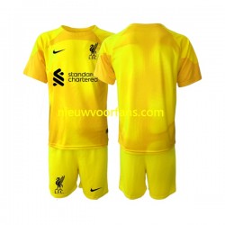 Liverpool Kind Shirt met Bedrukking Doelman Vierde 2022-2023 Korte Mouw