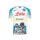 Napoli Heren Shirt met Bedrukking Face Game Kvaratskhelia 77 Thuis 2022-2023 Korte Mouw