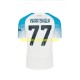 Napoli Heren Shirt met Bedrukking Face Game Kvaratskhelia 77 Thuis 2022-2023 Korte Mouw