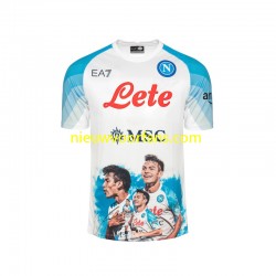 Napoli Heren Shirt met Bedrukking Face Game Lozano 11 Thuis 2022-2023 Korte Mouw
