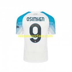Napoli Heren Shirt met Bedrukking Face Game Osimhen 9 Thuis 2022-2023 Korte Mouw