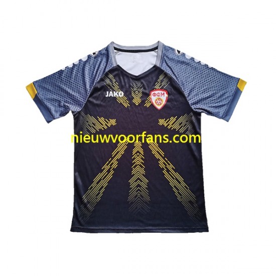 Noord-Macedonië Heren Shirt met Bedrukking Derde 2023 Korte Mouw