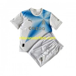 Olympique Marseille Kind Shirt met Bedrukking Anniversary Thuis 2022-2023 Korte Mouw