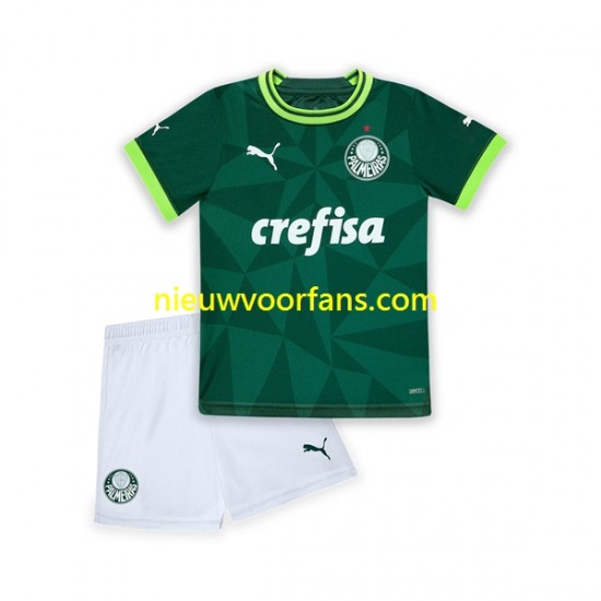 Palmeiras Kind Shirt met Bedrukking Thuis 2023-2024 Korte Mouw