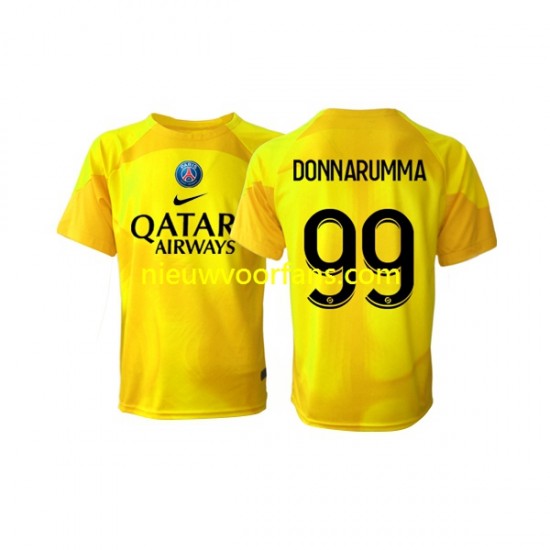 Paris Saint-Germain Heren Shirt met Bedrukking Doelman Gianluigi Donnarumma 99 Derde 2022-2023 Korte Mouw