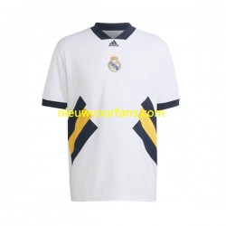 Real Madrid Heren Shirt met Bedrukking Icon Retro Thuis 2022-2023 Korte Mouw