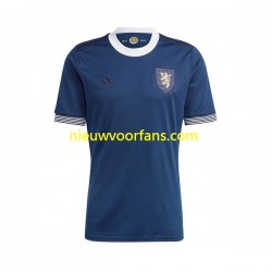 Schotland Heren Shirt met Bedrukking Anniversary Thuis 2023 Korte Mouw