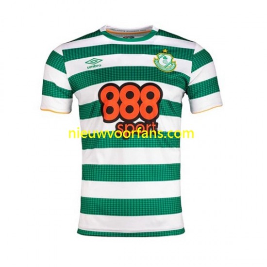 Shamrock Rovers Heren Shirt met Bedrukking Thuis 2023 Korte Mouw