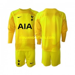 Tottenham Hotspur Kind Shirt met Bedrukking Doelman Thuis 2022-2023 Lange Mouw