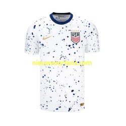 USA Heren Shirt met Bedrukking Thuis 2023 Korte Mouw
