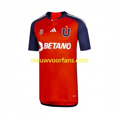 Universidad de Chile Heren Shirt met Bedrukking Uit 2023 Korte Mouw