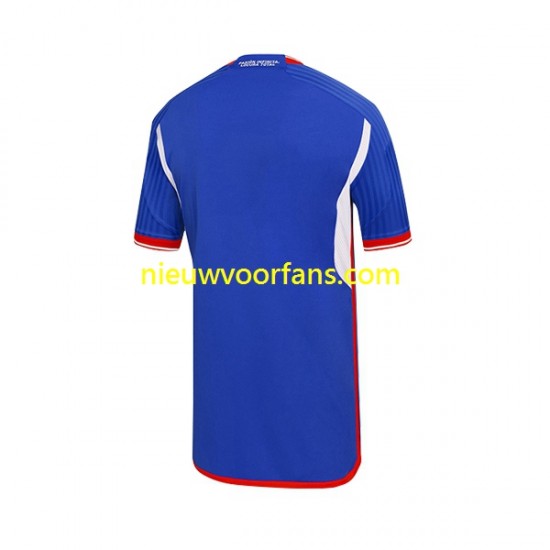 Universidad de Chile Heren Shirt met Bedrukking Thuis 2023 Korte Mouw