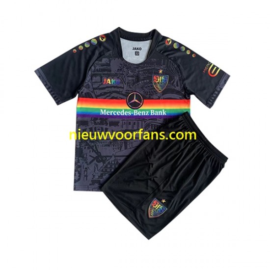 VfB Stuttgart Kind Shirt met Bedrukking Special Thuis 2022-2023 Korte Mouw