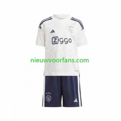 AFC Ajax Kind Shirt met Bedrukking Uit 2023-2024 Korte Mouw
