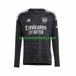 Arsenal Heren Shirt met Bedrukking Doelman Thuis 2023-2024 Lange Mouw
