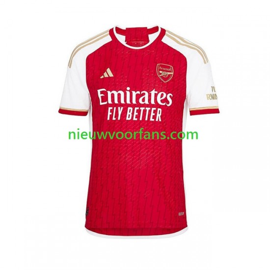 Arsenal Heren Shirt met Bedrukking Thuis 2023-2024 Korte Mouw