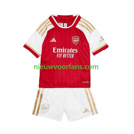 Arsenal Kind Shirt met Bedrukking Thuis 2023-2024 Korte Mouw
