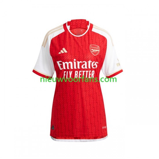Arsenal Dames Shirt met Bedrukking Thuis 2023-2024 Korte Mouw