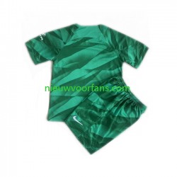 Atlético Madrid Kind Shirt met Bedrukking Doelman Uit 2023-2024 Korte Mouw