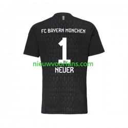 FC Bayern München Heren Shirt met Bedrukking Doelman Manuel Neuer 1 Thuis 2023-2024 Korte Mouw