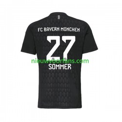 FC Bayern München Heren Shirt met Bedrukking Doelman Yann Sommer 27 Thuis 2023-2024 Korte Mouw