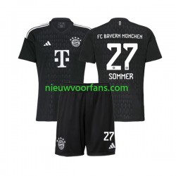 FC Bayern München Kind Shirt met Bedrukking Doelman Yann Sommer 27 Thuis 2023-2024 Korte Mouw