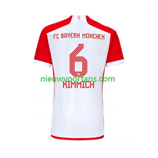 FC Bayern München Heren Shirt met Bedrukking Joshua Kimmich 6 Thuis 2023-2024 Korte Mouw