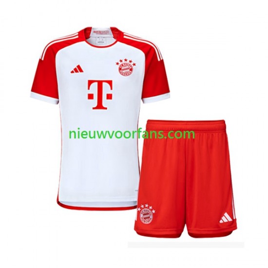 FC Bayern München Kind Shirt met Bedrukking Thuis 2023-2024 Korte Mouw