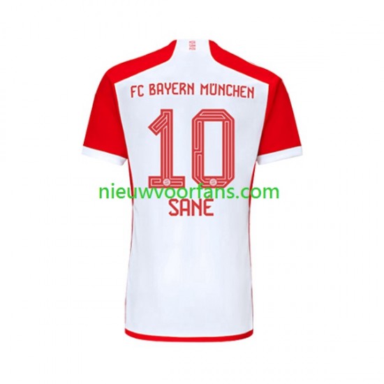 FC Bayern München Heren Shirt met Bedrukking Leroy Sane 10 Thuis 2023-2024 Korte Mouw