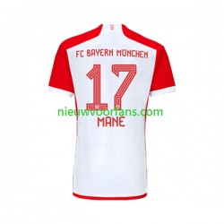 FC Bayern München Heren Shirt met Bedrukking Sadio Mane 17 Thuis 2023-2024 Korte Mouw