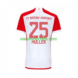 FC Bayern München Heren Shirt met Bedrukking Thomas Muller 25 Thuis 2023-2024 Korte Mouw
