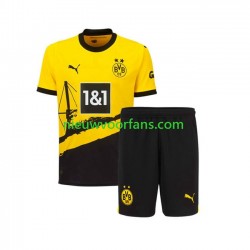 Borussia Dortmund Kind Shirt met Bedrukking Thuis 2023-2024 Korte Mouw