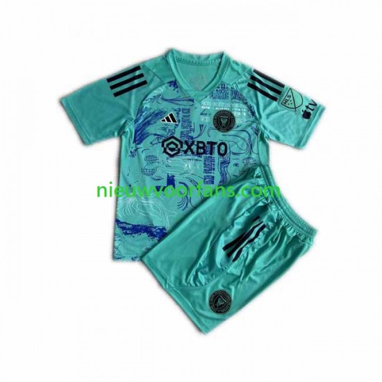 Inter Miami Kind Shirt met Bedrukking Special Thuis 2023-2024 Korte Mouw