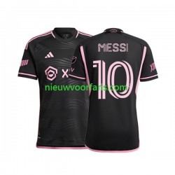 Inter Miami Heren Shirt met Bedrukking Lionel Messi 10 Uit 2023 Korte Mouw