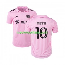 Inter Miami Heren Shirt met Bedrukking Lionel Messi 10 Thuis 2023 Korte Mouw