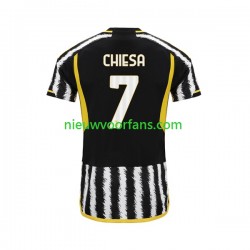 Juventus Heren Shirt met Bedrukking Federico Chiesa 7 Thuis 2023-2024 Korte Mouw