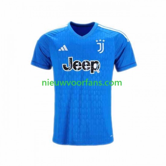 Juventus Heren Shirt met Bedrukking Doelman Thuis 2023-2024 Korte Mouw