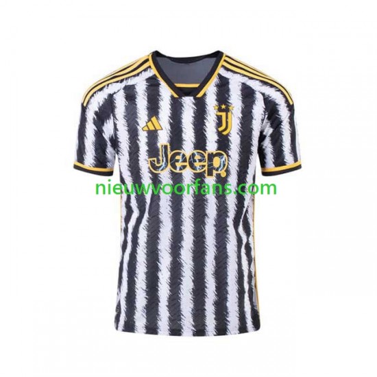 Juventus Heren Shirt met Bedrukking Thuis 2023-2024 Korte Mouw