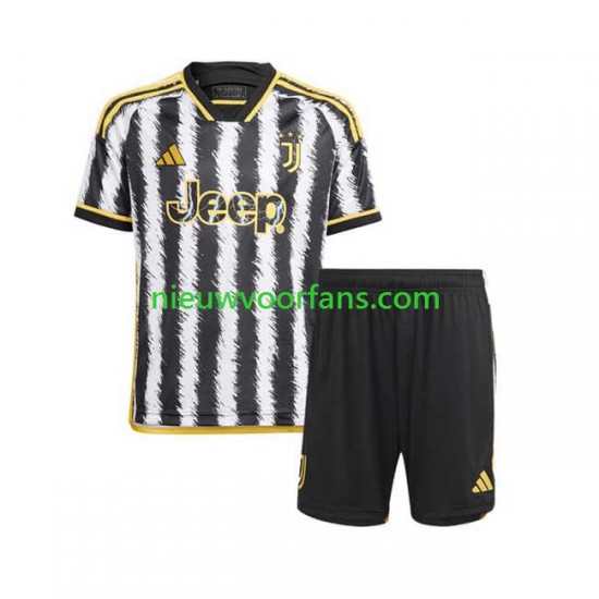 Juventus Kind Shirt met Bedrukking Thuis 2023-2024 Korte Mouw