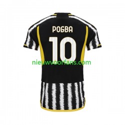 Juventus Heren Shirt met Bedrukking Paul Pogba 10 Thuis 2023-2024 Korte Mouw