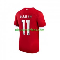 Liverpool Heren Shirt met Bedrukking M.Salah 11 Thuis 2023-2024 Korte Mouw