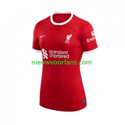 Liverpool Dames Shirt met Bedrukking Thuis 2023-2024 Korte Mouw