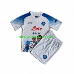 Napoli Kind Shirt met Bedrukking Face Game Minjae 3 Thuis 2022-2023 Korte Mouw
