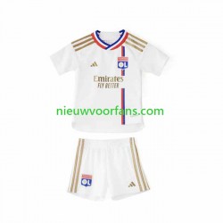 Olympique Lyonnais Kind Shirt met Bedrukking Thuis 2023-2024 Korte Mouw