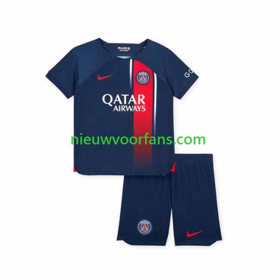 Paris Saint-Germain Kind Shirt met Bedrukking Thuis 2023-2024 Korte Mouw